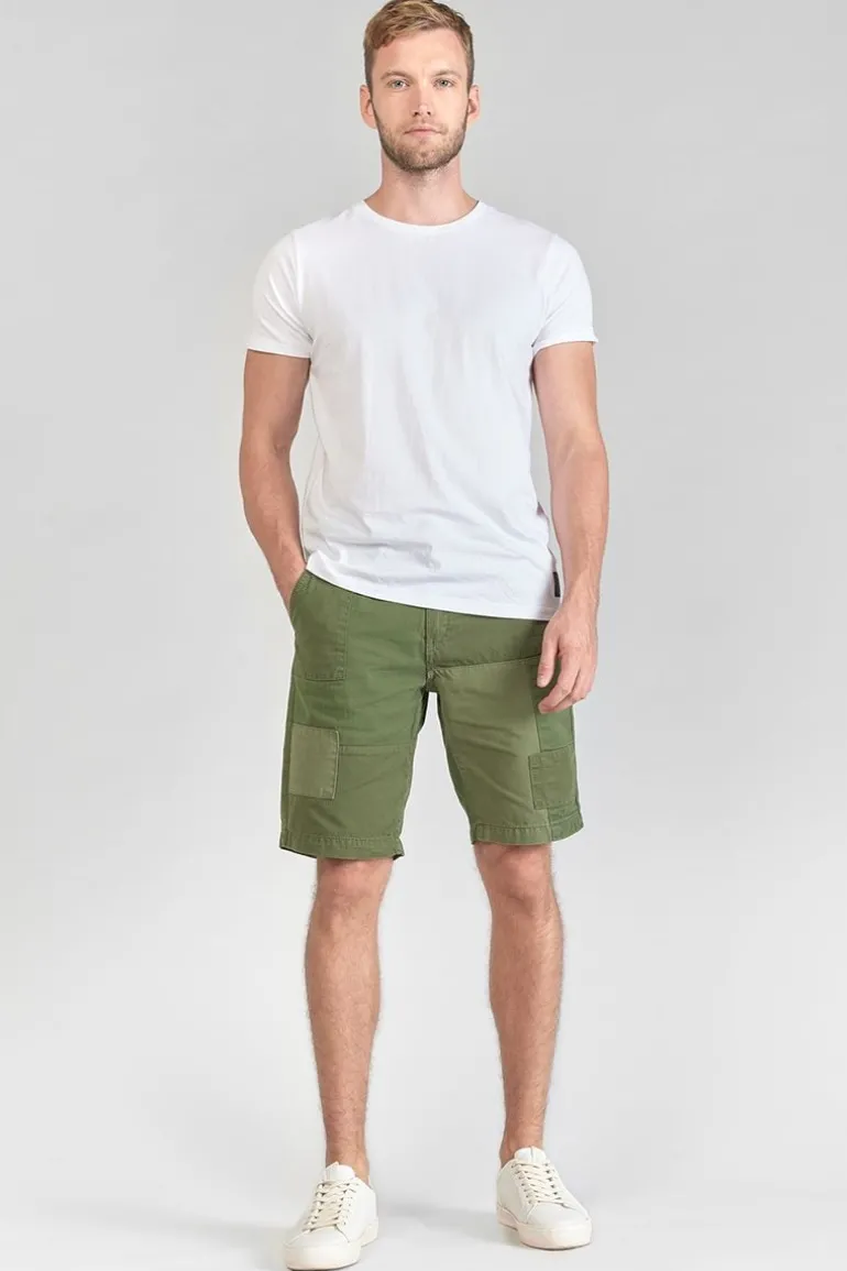 Le Temps des Cerises Bermuda Luberon Kaki Vert-Homme Shorts & Bermudas