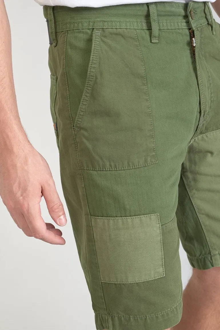 Le Temps des Cerises Bermuda Luberon Kaki Vert-Homme Shorts & Bermudas