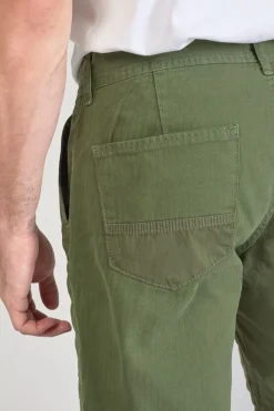 Le Temps des Cerises Bermuda Luberon Kaki Vert-Homme Shorts & Bermudas