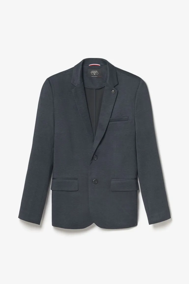 Le Temps des Cerises Blazer Cinel Noir Chine Bleu-Homme Vestes & Manteaux