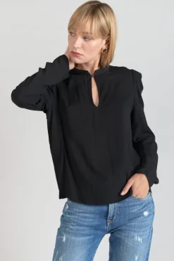 Le Temps des Cerises Blouse Sterenn Noire-Femme Tops