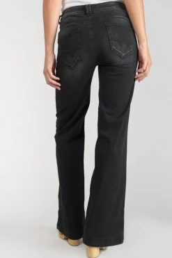 Le Temps des Cerises Bran Pulp Flare Taille Haute Jeans Noir N°1-Femme Taille Haute