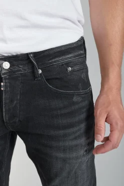 Le Temps des Cerises Cantini 700/11 Adjusted Jeans Destroy Noir N°1-Homme Coupe Adjusted