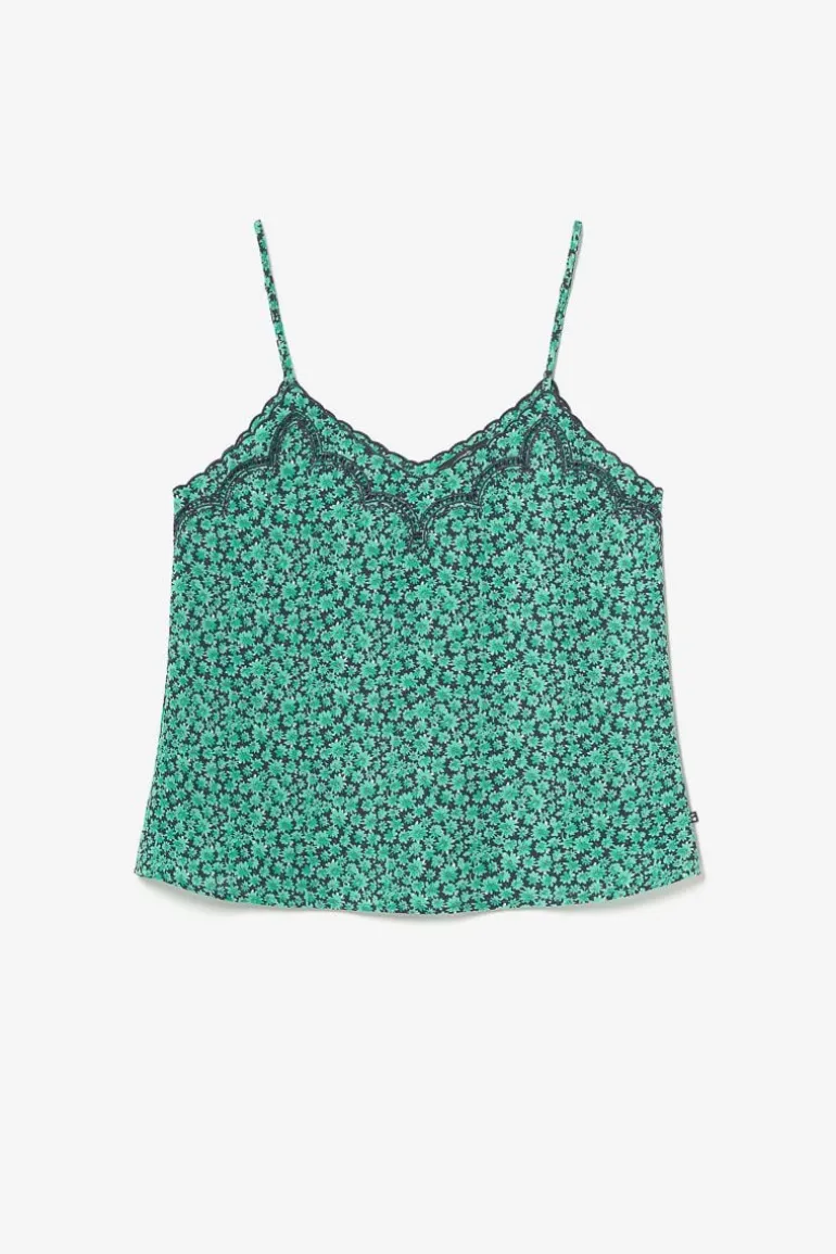 Le Temps des Cerises Caraco Janna A Motif Vert-Femme Tops