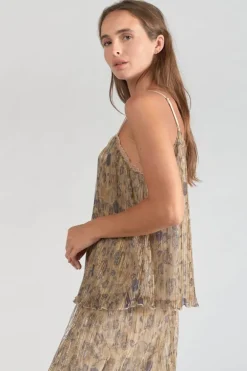 Le Temps des Cerises Caraco Kava Dore A Motif Fleuri-Femme Tops