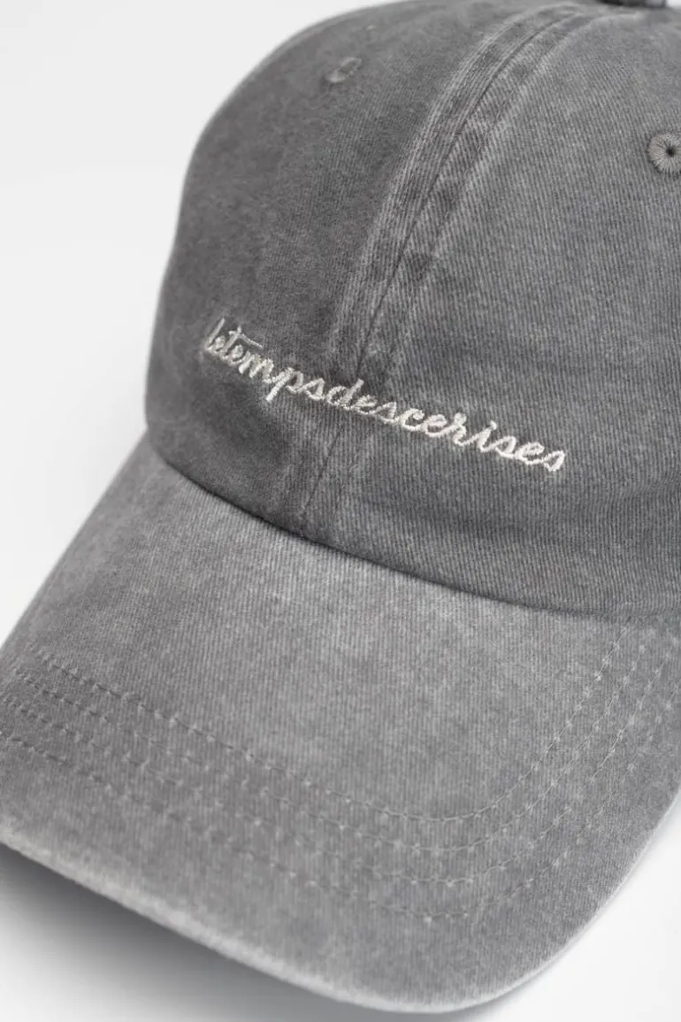 Le Temps des Cerises Casquette Meziane Grise Delavee-Femme Chapeaux & Bonnets