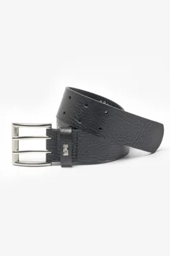 Le Temps des Cerises Ceinture Clouty En Cuir Noir Cloute-Femme Ceintures