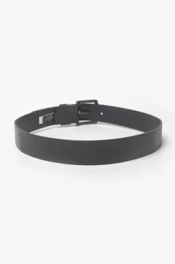 Le Temps des Cerises Ceinture Coral En Cuir Noir-Homme Ceintures