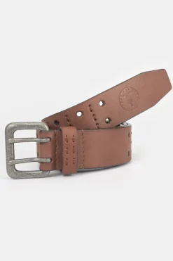 Le Temps des Cerises Ceinture Geles En Cuir Marron-Homme Ceintures