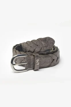 Le Temps des Cerises Ceinture Kebir Argentee Tressee-Femme Ceintures