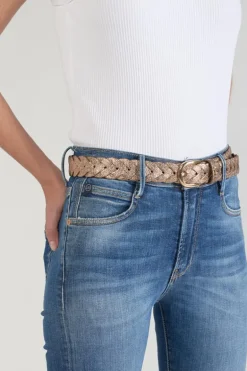 Le Temps des Cerises Ceinture Kebir Bronze Tressee-Femme Ceintures