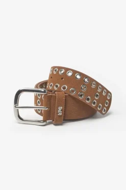 Le Temps des Cerises Ceinture Lucia En Cuir Velours-Femme Ceintures