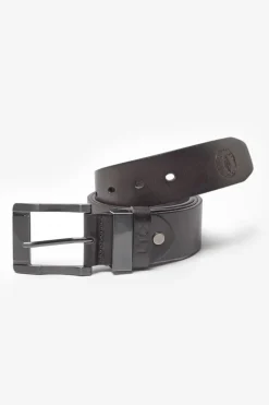 Le Temps des Cerises Ceinture Pegas En Cuir Marron-Homme Ceintures