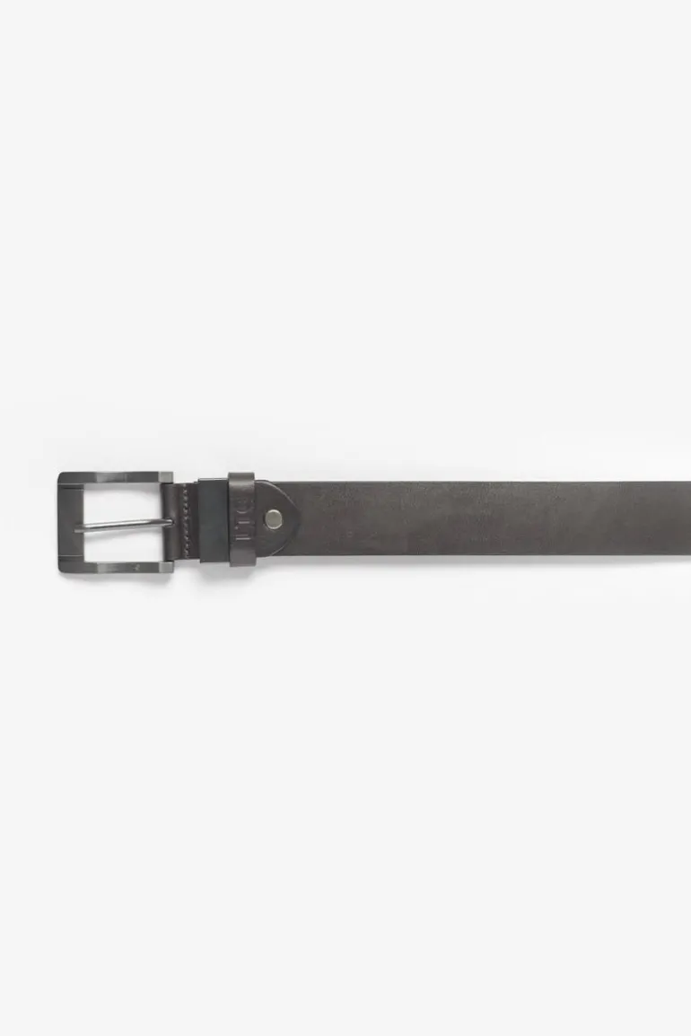 Le Temps des Cerises Ceinture Pegas En Cuir Marron-Homme Ceintures