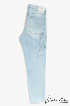 Le Temps des Cerises Charpentier Boyfit By Veronika Loubry Jeans Bleu N°5-Femme Coupe Boyfit