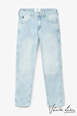 Le Temps des Cerises Charpentier Boyfit By Veronika Loubry Jeans Bleu N°5-Femme Coupe Boyfit