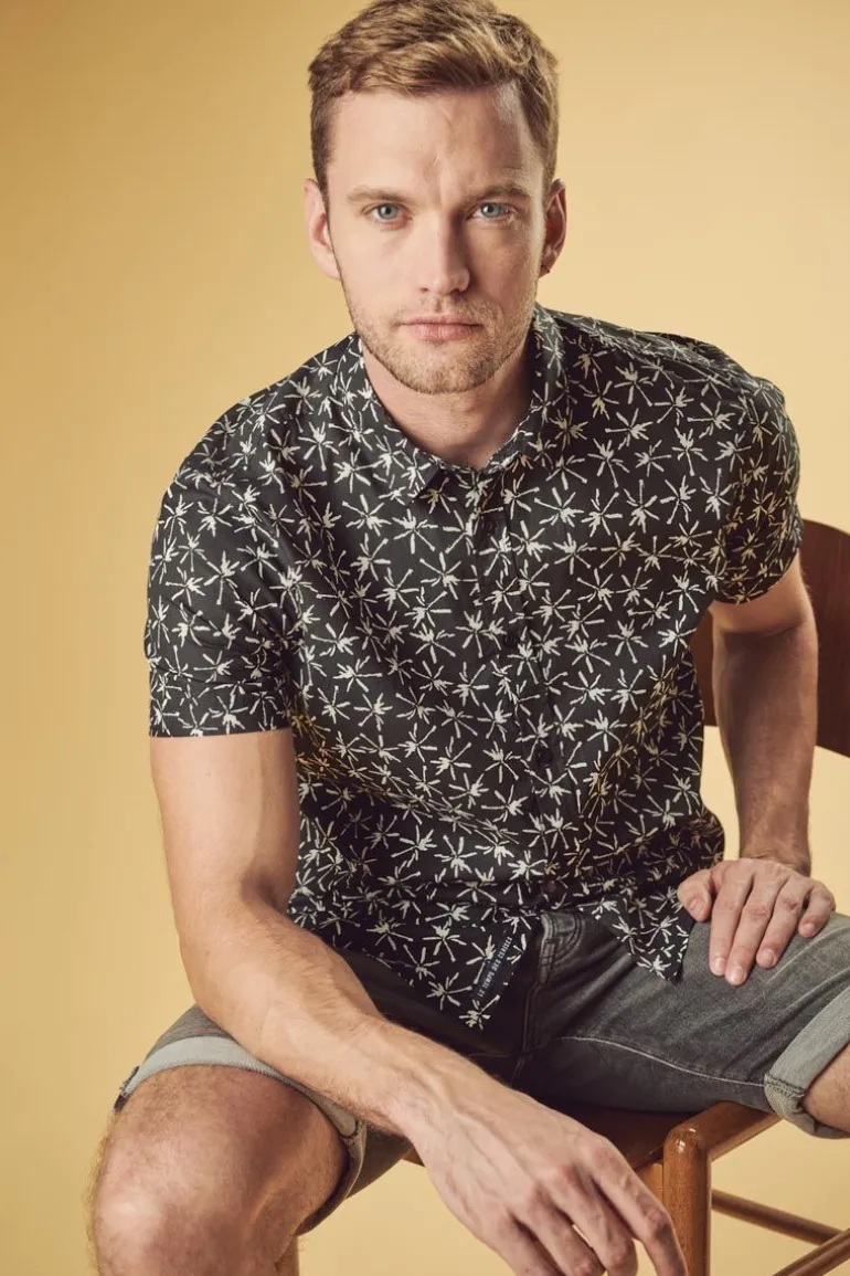 Le Temps des Cerises Chemise Belis Noire Et Blanche-Homme Chemises