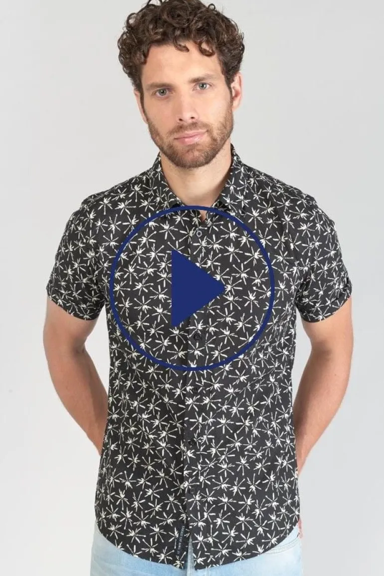 Le Temps des Cerises Chemise Belis Noire Et Blanche-Homme Chemises
