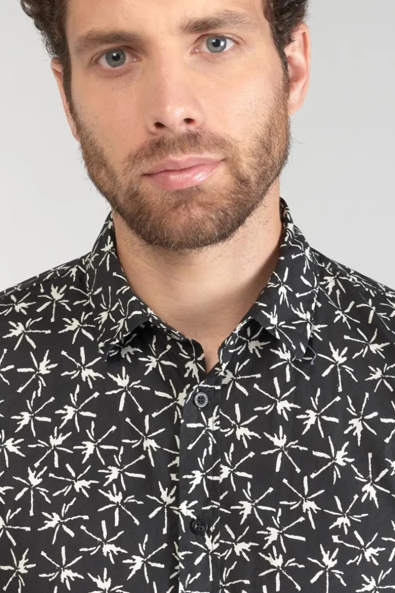 Le Temps des Cerises Chemise Belis Noire Et Blanche-Homme Chemises
