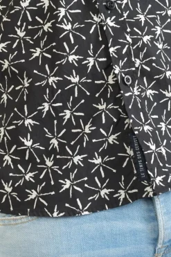 Le Temps des Cerises Chemise Belis Noire Et Blanche-Homme Chemises