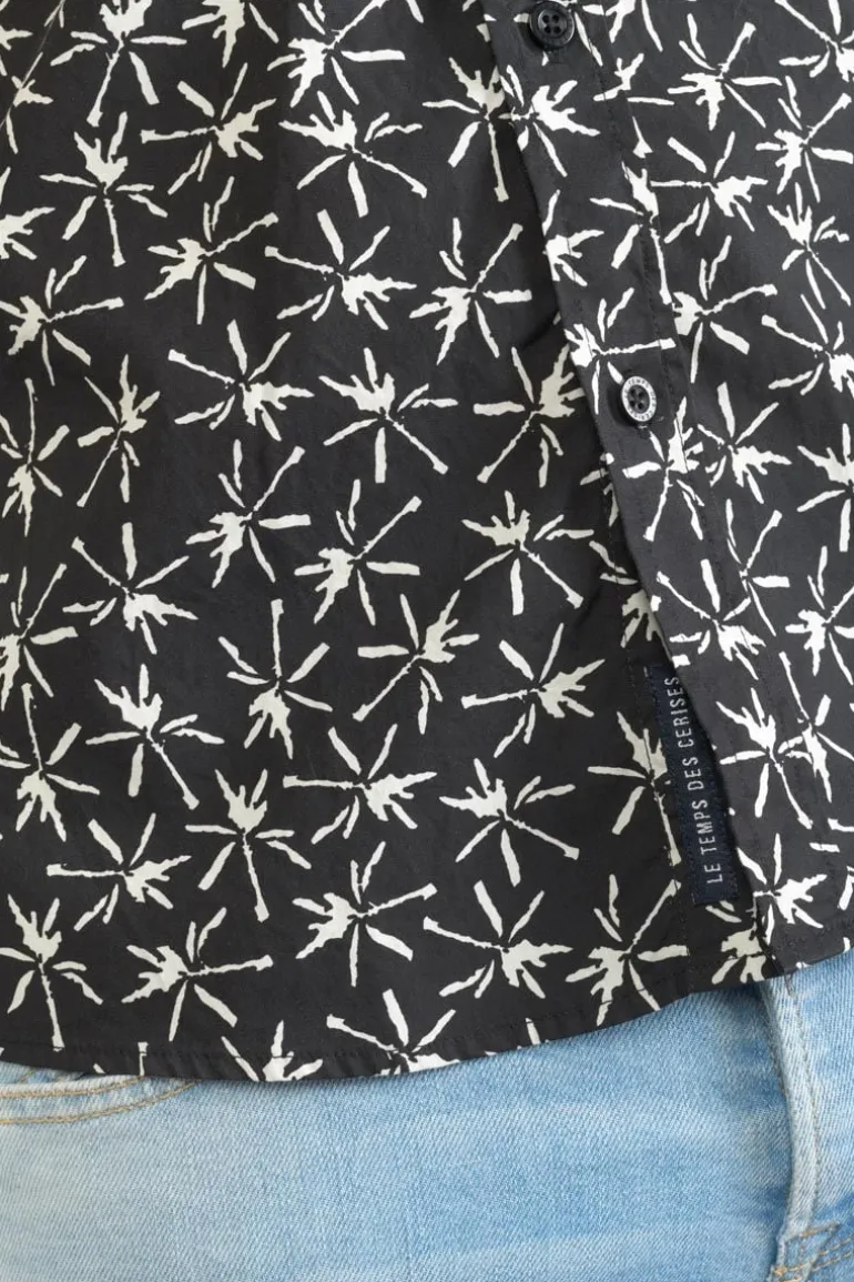 Le Temps des Cerises Chemise Belis Noire Et Blanche-Homme Chemises