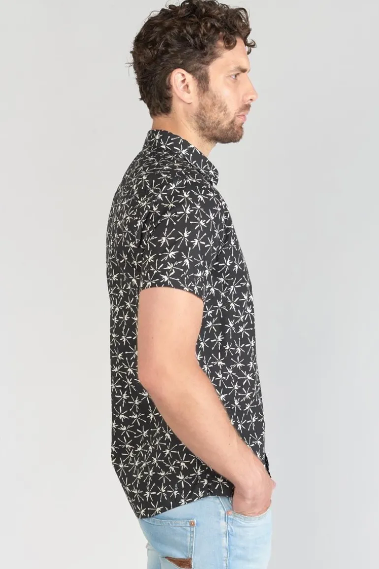 Le Temps des Cerises Chemise Belis Noire Et Blanche-Homme Chemises