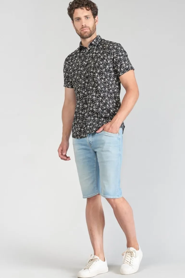 Le Temps des Cerises Chemise Belis Noire Et Blanche-Homme Chemises