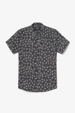 Le Temps des Cerises Chemise Belis Noire Et Blanche-Homme Chemises