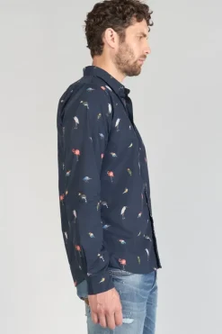 Le Temps des Cerises Chemise Birdy A Motif Oiseaux-Homme Chemises