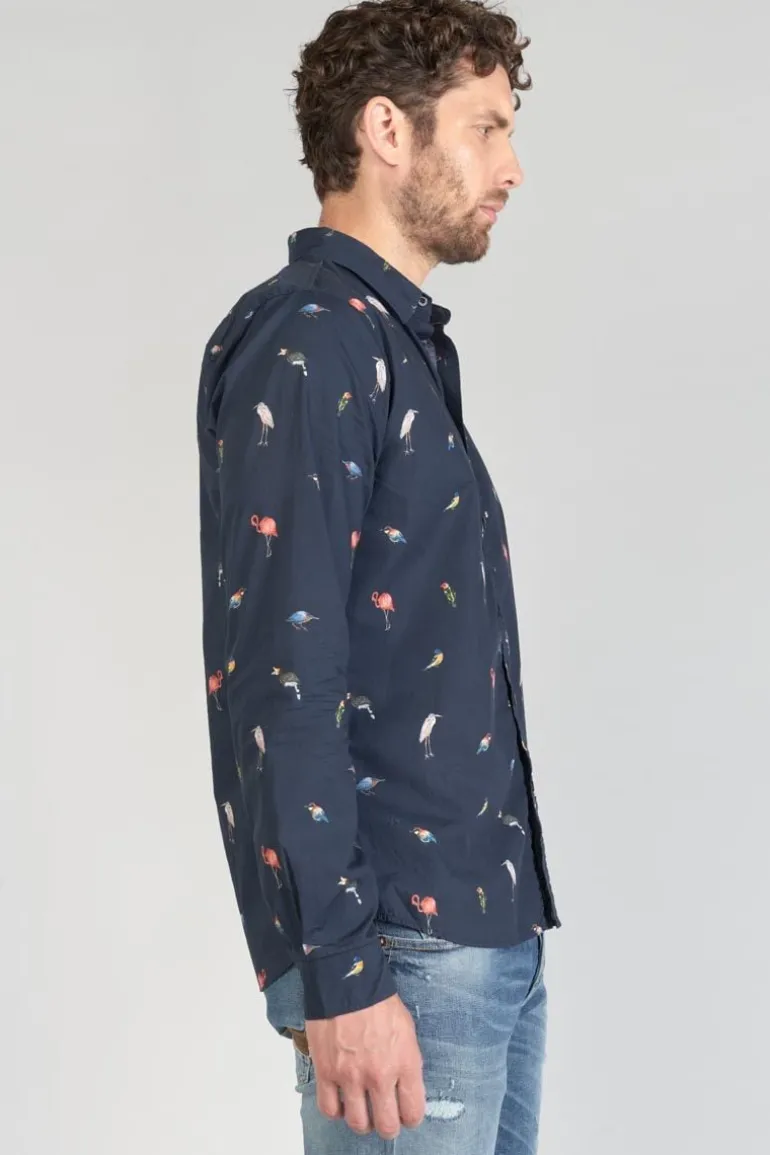 Le Temps des Cerises Chemise Birdy A Motif Oiseaux-Homme Chemises