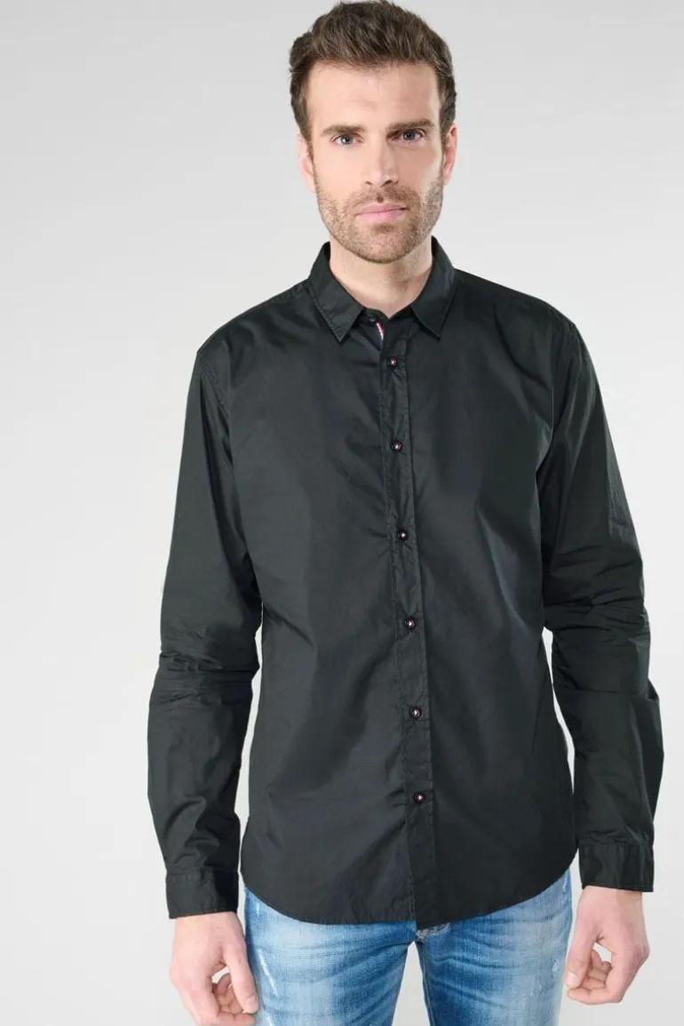 Le Temps des Cerises Chemise Dorus Noire-Homme Chemises