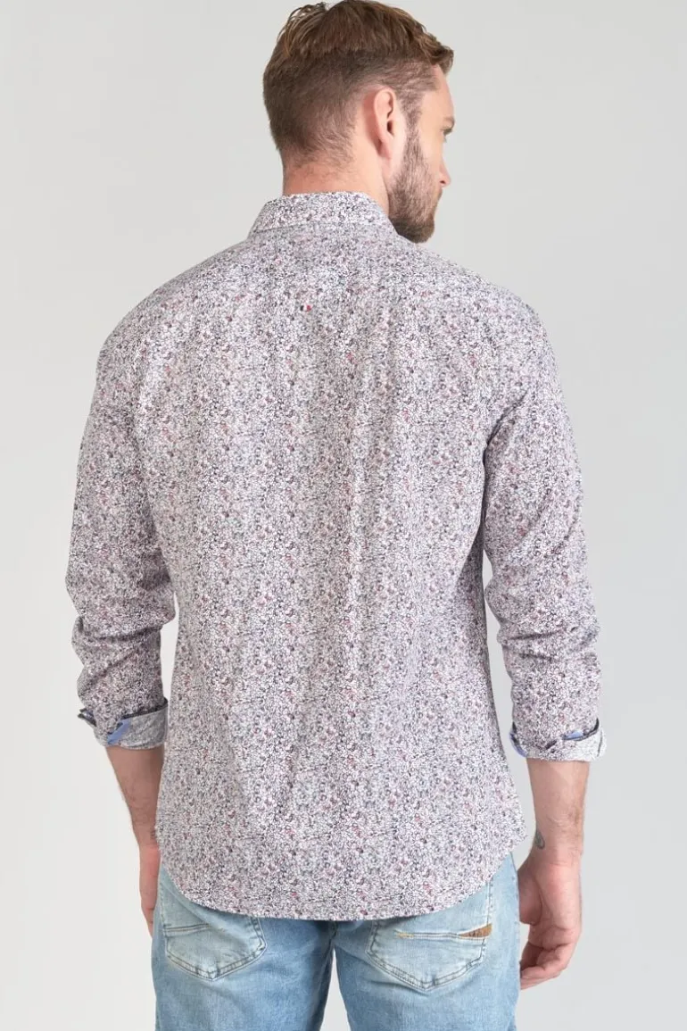 Le Temps des Cerises Chemise Flam A Motif Fleuri Rose-Homme Chemises
