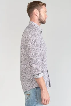 Le Temps des Cerises Chemise Flam A Motif Fleuri Rose-Homme Chemises