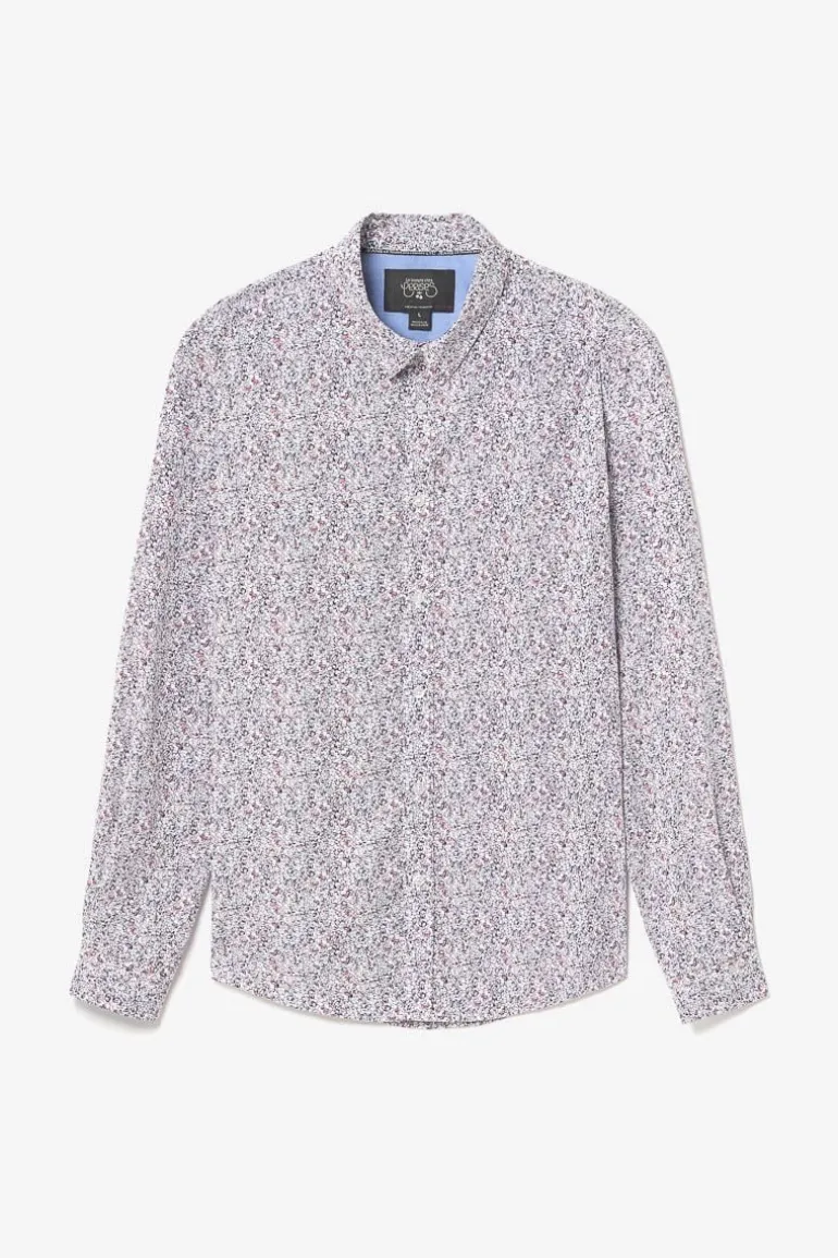 Le Temps des Cerises Chemise Flam A Motif Fleuri Rose-Homme Chemises
