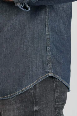 Le Temps des Cerises Chemise Juanito En Jeans Brut-Homme Chemises Et Vestes