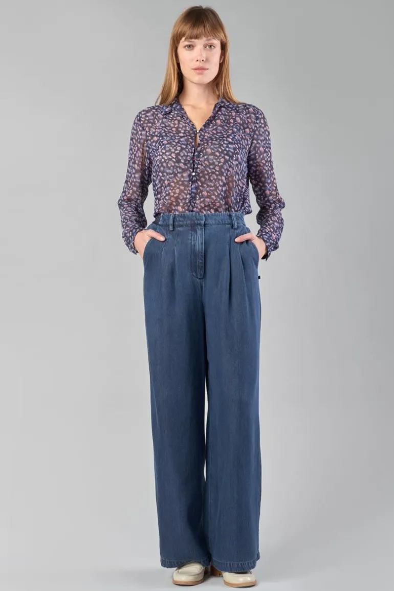 Le Temps des Cerises Chemise Luz A Motif Leopard-Femme Chemises