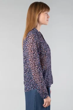 Le Temps des Cerises Chemise Luz A Motif Leopard-Femme Chemises