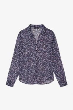 Le Temps des Cerises Chemise Luz A Motif Leopard-Femme Chemises