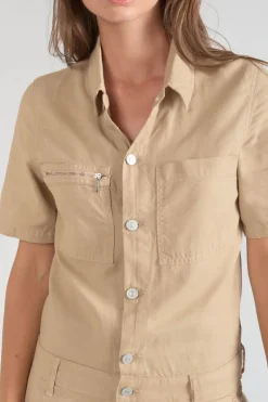 Le Temps des Cerises Combinaison Pantalon Luminy Beige Sable-Femme Combinaisons