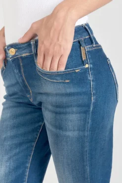 Le Temps des Cerises Corsaire Vallon En Jeans Bleu Delave-Femme Jupes & Shorts