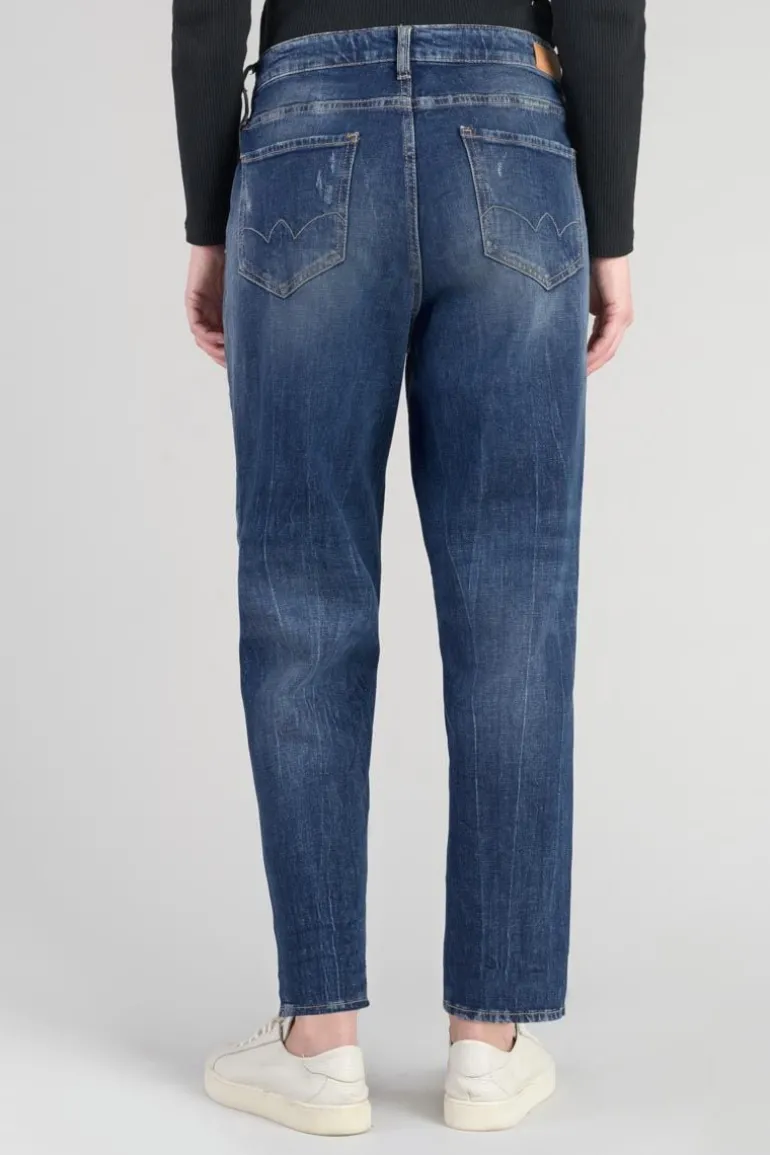 Le Temps des Cerises Cosy Boyfit 7/8Eme Jeans Destroy Bleu N°2-Femme Coupe Boyfit