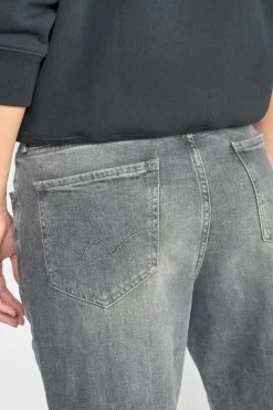 Le Temps des Cerises Cosy Boyfit 7/8Eme Jeans Gris N°3-Femme Coupe 7/8Eme