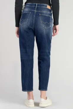 Le Temps des Cerises Cosy Pocket Boyfit 7/8Eme Jeans Destroy Bleu N°2-Femme Coupe Boyfit