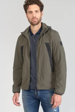 Le Temps des Cerises Coupe-Vent Kovar Marron Kaki-Homme Vestes & Manteaux