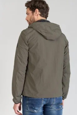 Le Temps des Cerises Coupe-Vent Kovar Marron Kaki-Homme Vestes & Manteaux