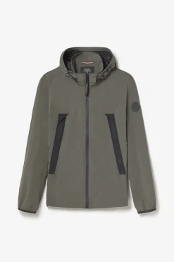 Le Temps des Cerises Coupe-Vent Kovar Marron Kaki-Homme Vestes & Manteaux