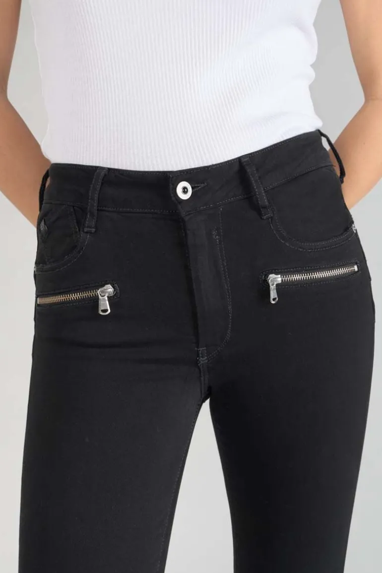 Le Temps des Cerises Dado Pulp Slim Taille Haute 7/8Eme Jeans Noir N°0-Femme Coupe Slim