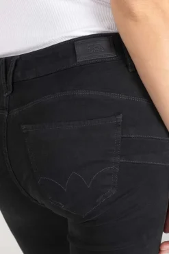 Le Temps des Cerises Dado Pulp Slim Taille Haute 7/8Eme Jeans Noir N°0-Femme Coupe Slim