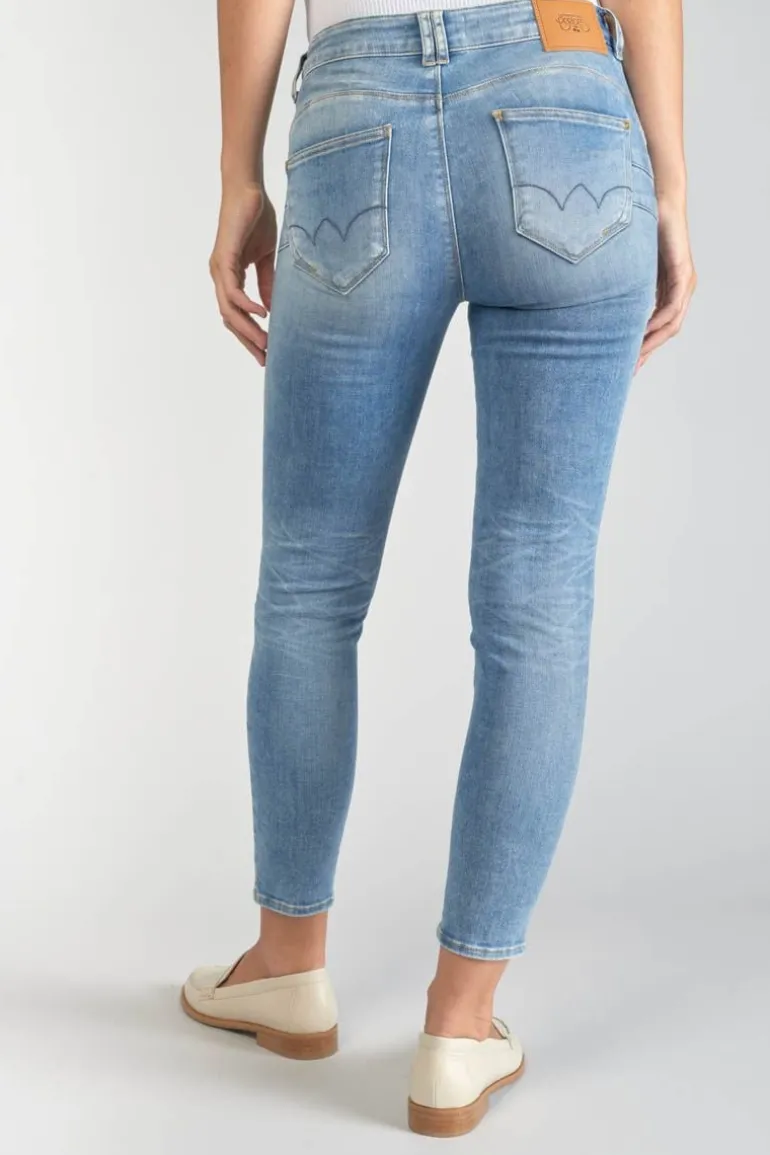 Le Temps des Cerises Dari Pulp Slim Taille Haute 7/8Eme Jeans Bleu N°4-Femme Coupe Slim