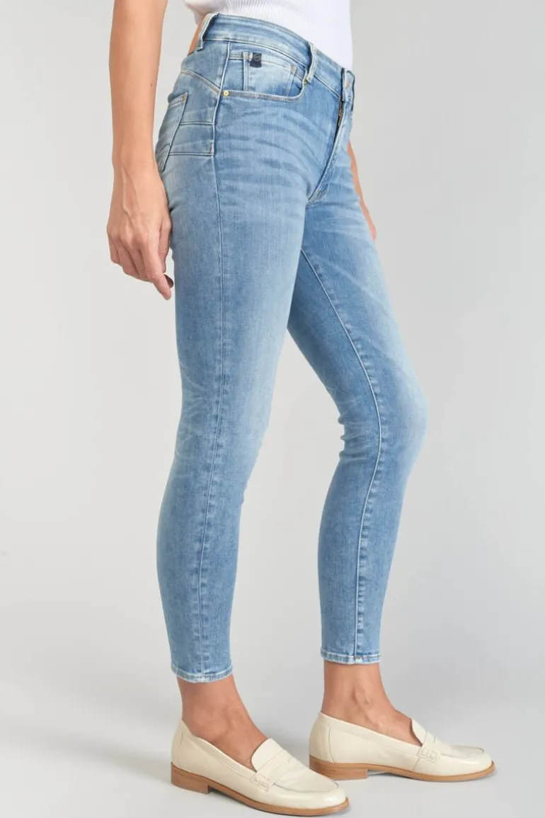 Le Temps des Cerises Dari Pulp Slim Taille Haute 7/8Eme Jeans Bleu N°4-Femme Coupe Slim